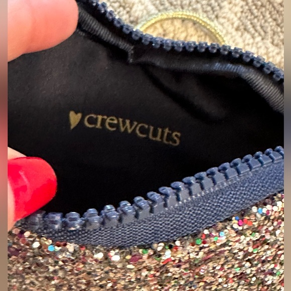 J Crew crewcuts Sequin Heart shape kids purse handbag - Picture 6 of 6